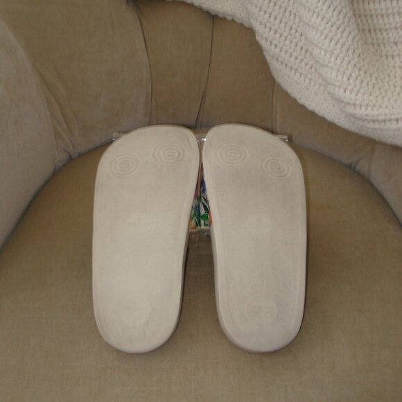 VTG Auth GUCCI x KEN SCOTT Iconic Infinity Jenni GG Floral Sport Pool Slides - Picture 6 of 7